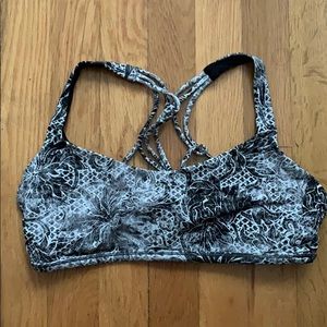 Lululemon Padless Sports Bra Size 8
